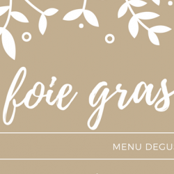 Menu Foie Gras